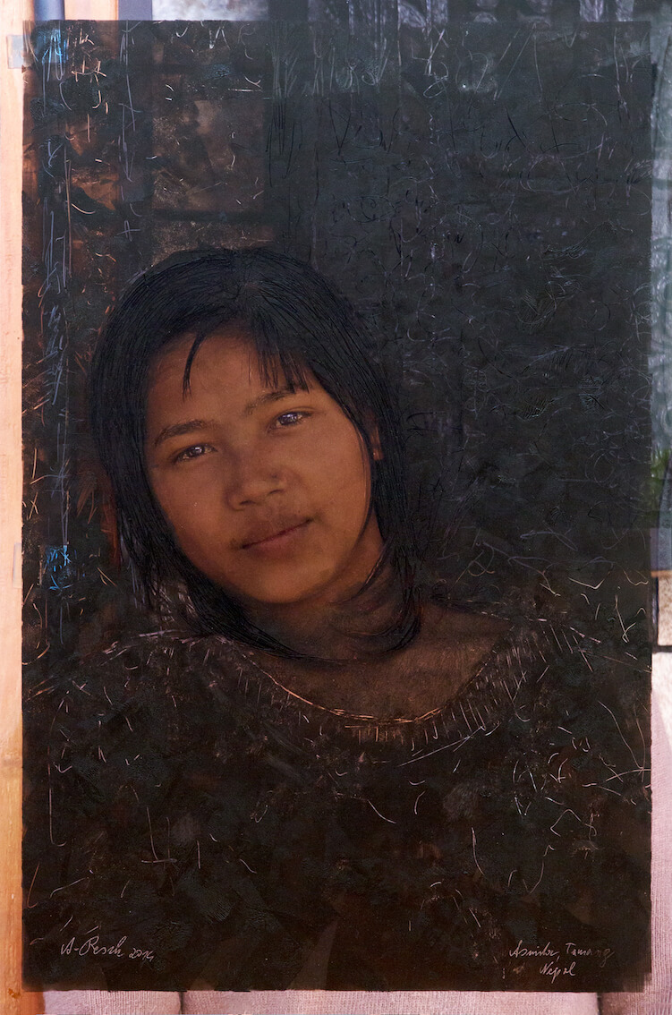 Portraits reworked - Nepal, Asmita